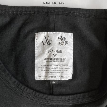 BRAHMAN×VIRGOwearworks PERFECTION SPECIAL 3/4 sleeve T br-tsdh-vrg