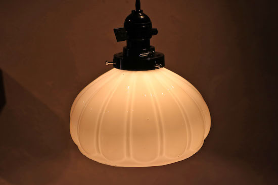 ランプシェイドのみ：アンティーク 玉虫黄色&翠&乳白&桜 ファブリル系