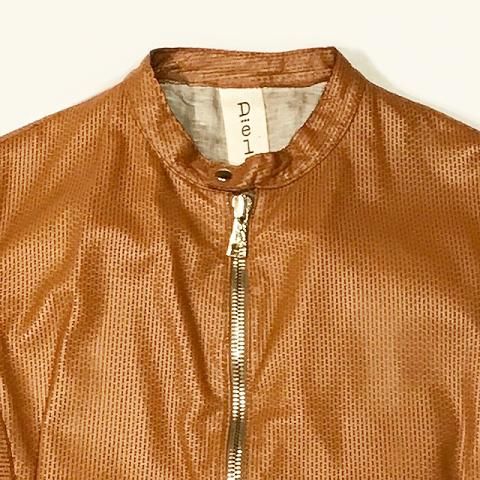 Delan ライダース 44 デランレザージャケット パンチング