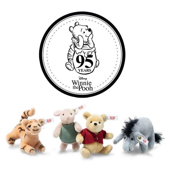 シュタイフ プーさん 限定ピンバッジ付き 1994 ディズニーワールド