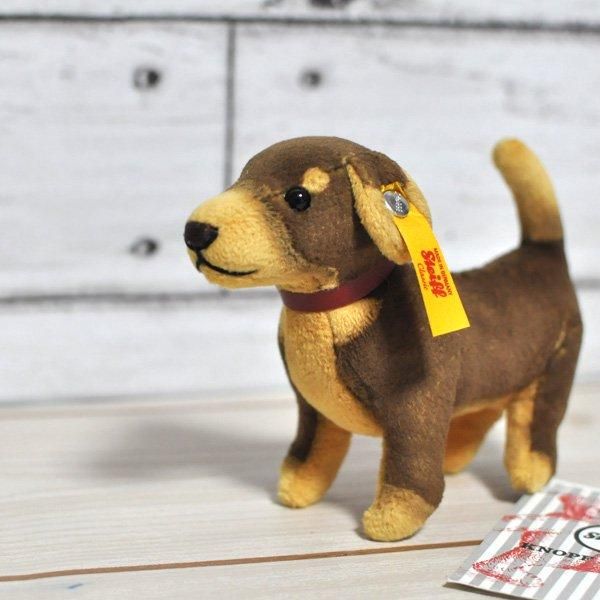 Steiff ダックスフント ぬいぐるみ シュタイフダックスフントの