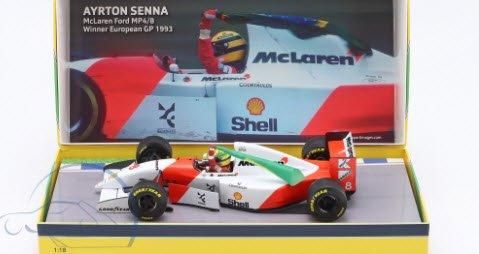 kuus プロフィ重要1/18 マクラーレン MP4/8 フラッグ セナ kuus