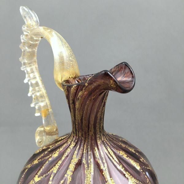 花器 ベネチアングラス 一輪挿し W10.5×D9×H16 cm