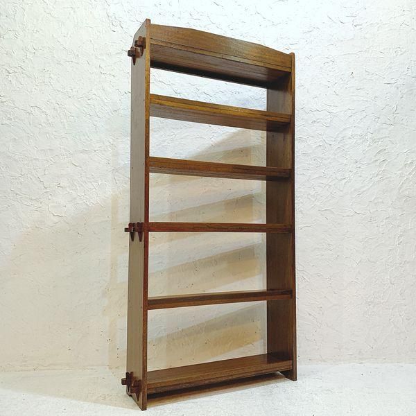 ①楔のオープンラック 古道具 アンティーク 昭和レトロ コレクション