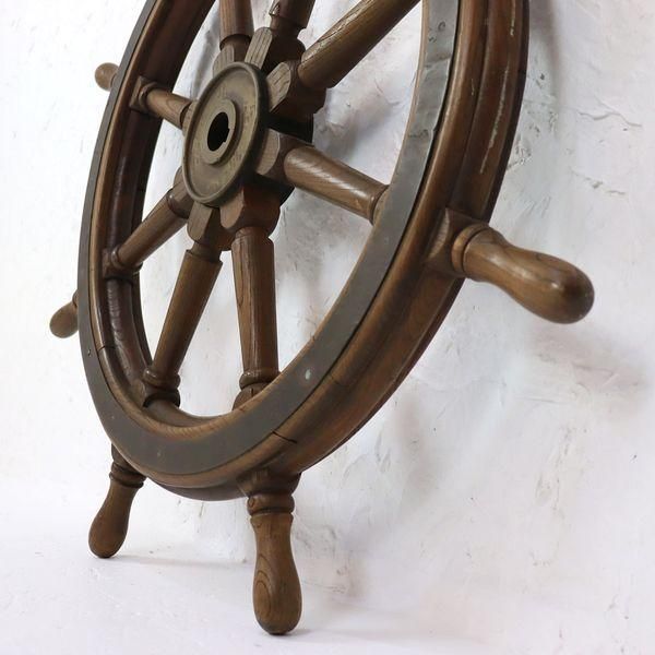 舵輪 直径93cm 雑貨 直径直径