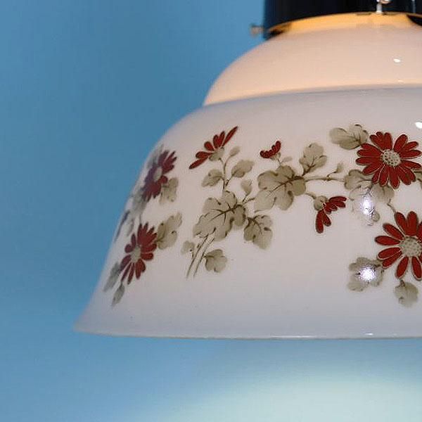 骨董品 照明器具 電傘 電笠 昭和レトロ竹製 Φ約25cm ランプシェード