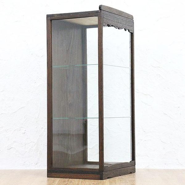 ガラスケース コレクションケース 人形ケース 和風 木枠 大正・昭和