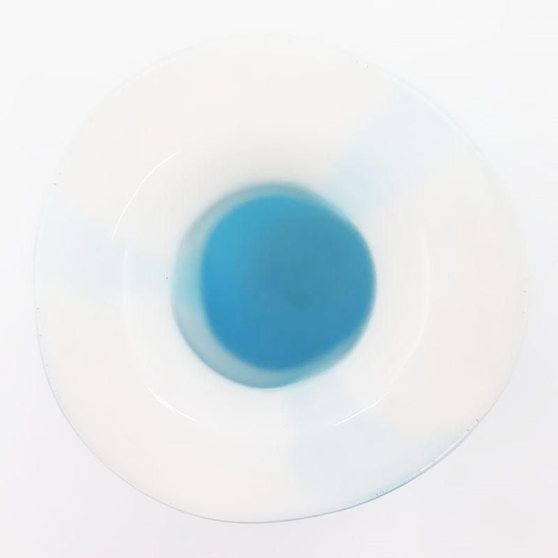 花瓶 花器 日本製 吹きガラス マーブル 大正・昭和初期