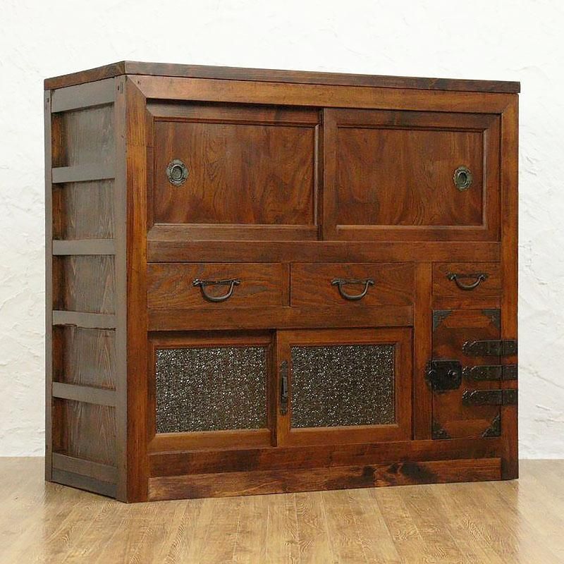 帳場箪笥｜明治・大正期の商家や町屋で使われた重厚なアンティーク和家具