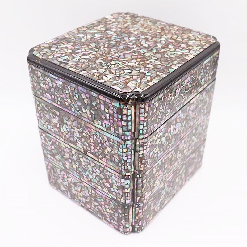 重箱 日本の暮らし 螺鈿細工 明治 大名弁当 アンティーク