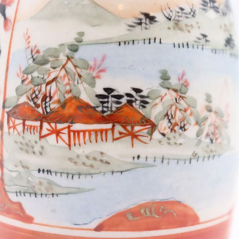 ⭐青木木米 京焼 江戸時代 煎茶器 南画赤絵煎茶碗コレクション骨董品