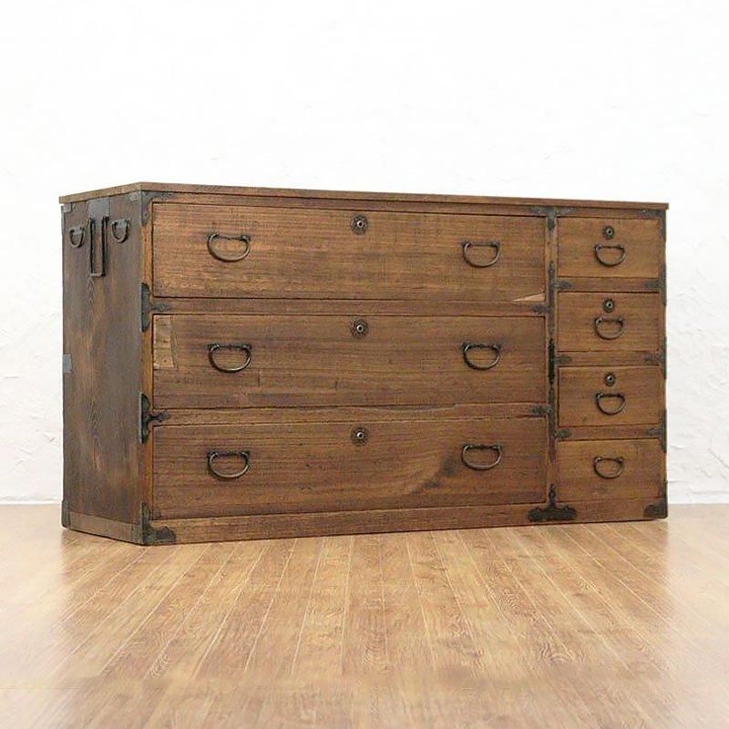 アンティーク 木製 和風 箪笥 4引き出し