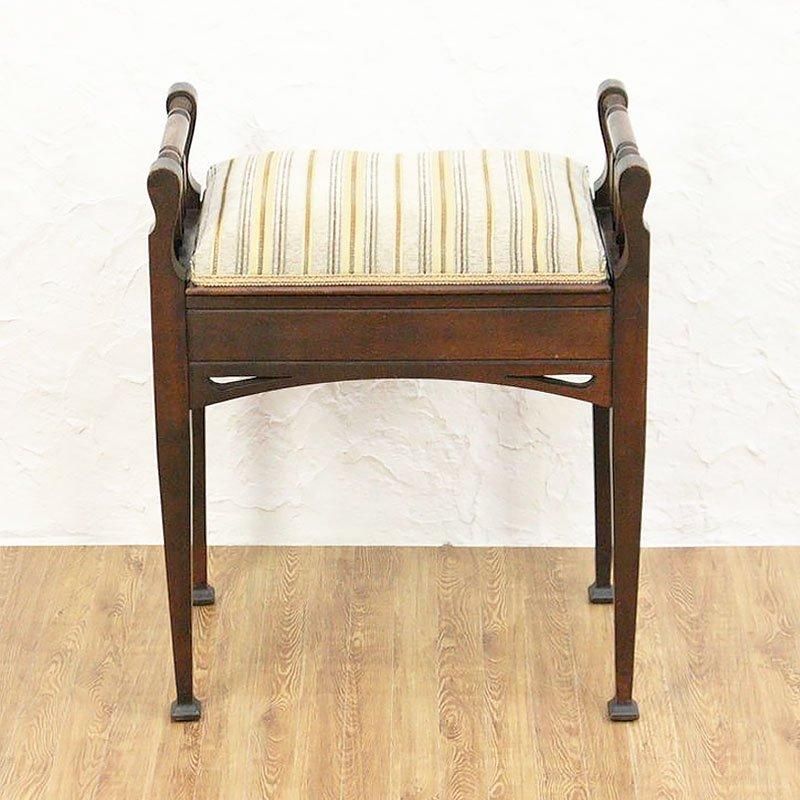 ピアノスツール 英国製 マホガニー 1930-60年頃