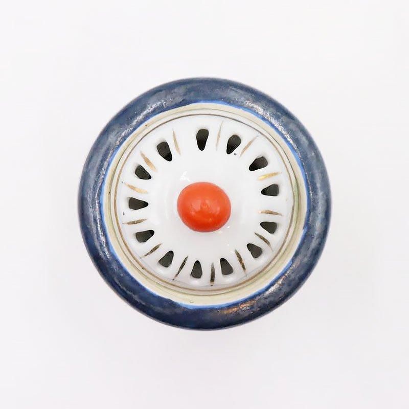 アンティーク 色絵三足香炉 1客 6 アンティーク 色絵三足香炉 1客 6