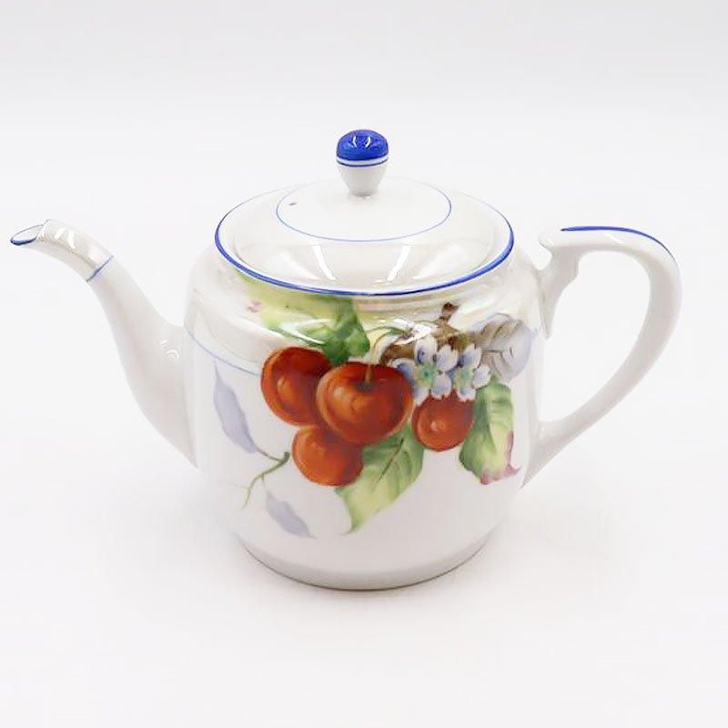 希少 大正初期 定価12万◇オールドノリタケ 金彩金盛 ティーポットと