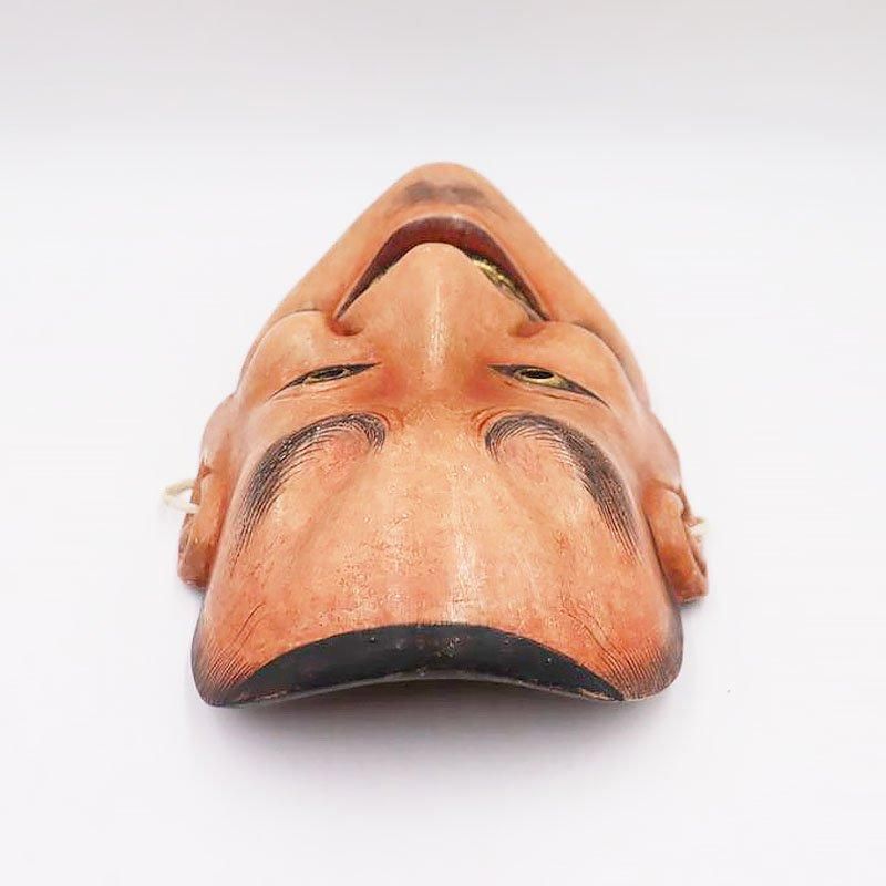 能面 日本製 大天神 怒天神 置物・オブジェ アンティーク