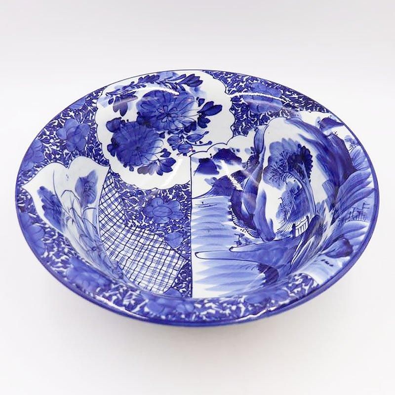 骨董 古伊万里 印判 図変わり印判 石灯籠 桜 3羽兎 円窓 小皿 手塩皿