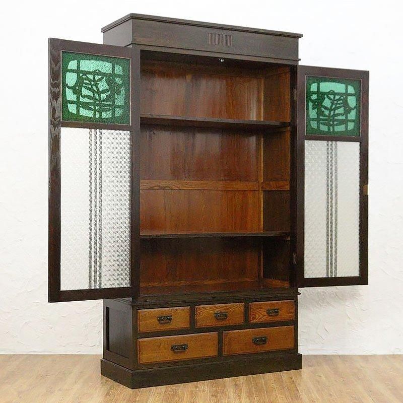 T1【送料込み】活版印刷所から出た木のタンス【古道具】【活版印刷