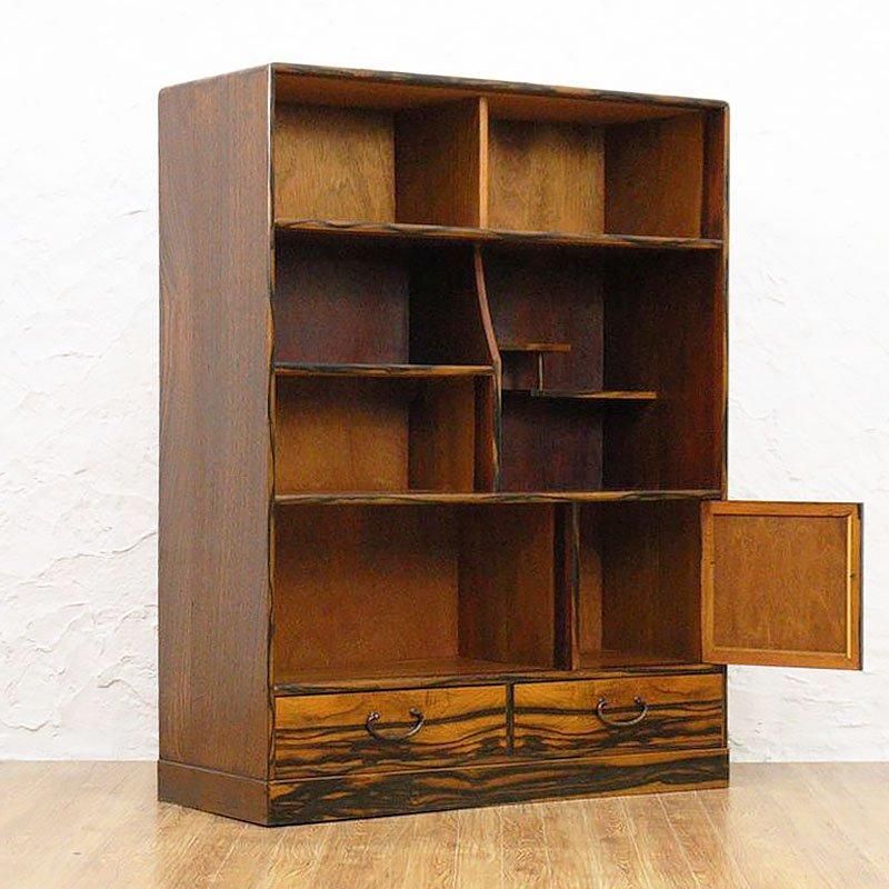 茶箪笥 日本製 黒柿 大正昭和レトロ 民芸