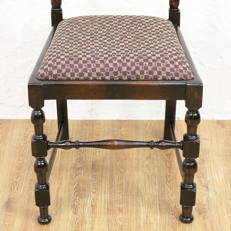 ダイニングチェア イギリス製 ハイバック 1940-60年頃