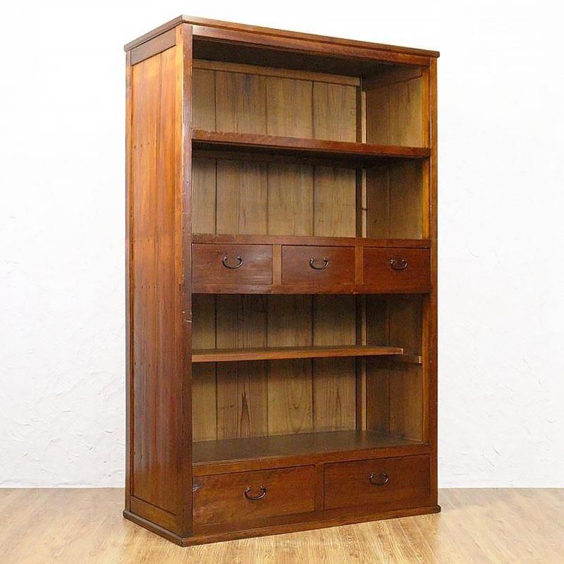 水屋 昭和初期の格子窓と無垢材の温もりあるアンティーク