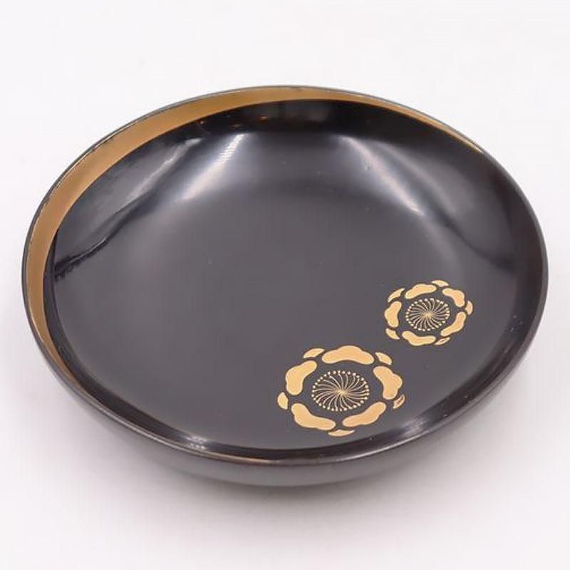 江戸時代 漆絵 木皿 古民藝 2枚セット 古道具 江戸時代 漆絵 木皿 古民