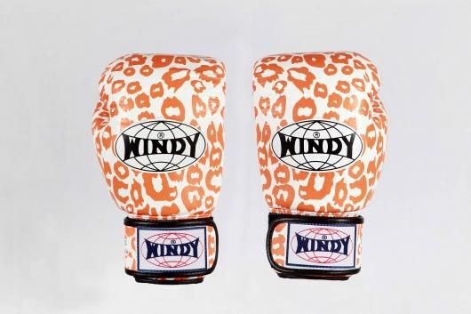 本革製WINDYボクシンググローブ 10oz 黄色＆黒 ヒョウ柄 Amazon.co.jp