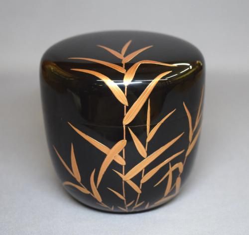 茶道具 海島鶴蒔絵大棗 裏千家 淡々斎 お書付 茶道具海島鶴蒔絵大棗裏