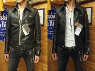 ルイスレザー] #551TV “ドミネーター”タイトフィット：黒/羊革 ～独特