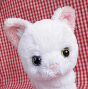 作家 haco deco 白猫ちゃん haco deco様 白い子猫 ぬいぐるみ