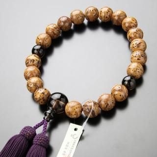 数珠 男性用 龍眼菩提樹 虎目石 正絹房 - 数珠 京念珠 専門店 念珠