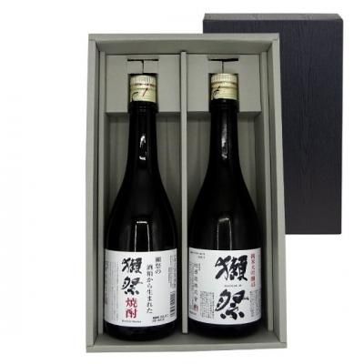 正規販売店】獺祭 焼酎 720ml ＆ 純米大吟醸45 720ml ギフトボックス