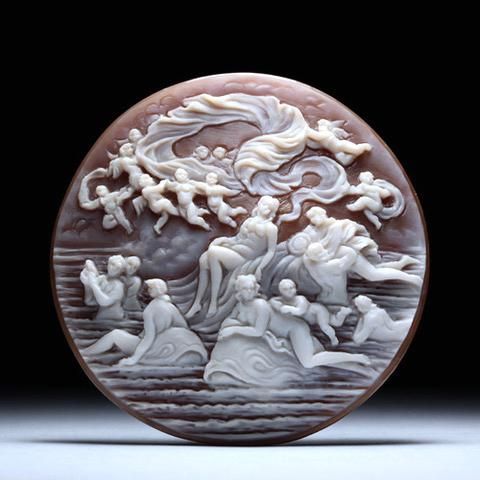 ◇シェルカメオ ヴィーナス ルース ヴィンテージ アート 彫刻美術品