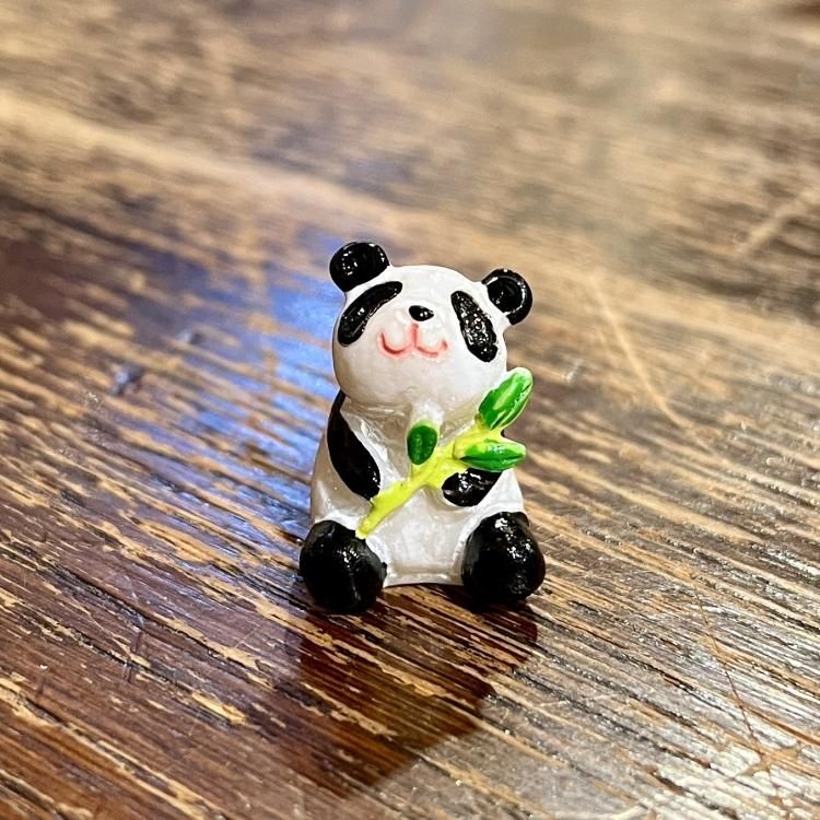 パンダ スノードーム ガラス製 ビンテージ パンダ スノードーム ガラス