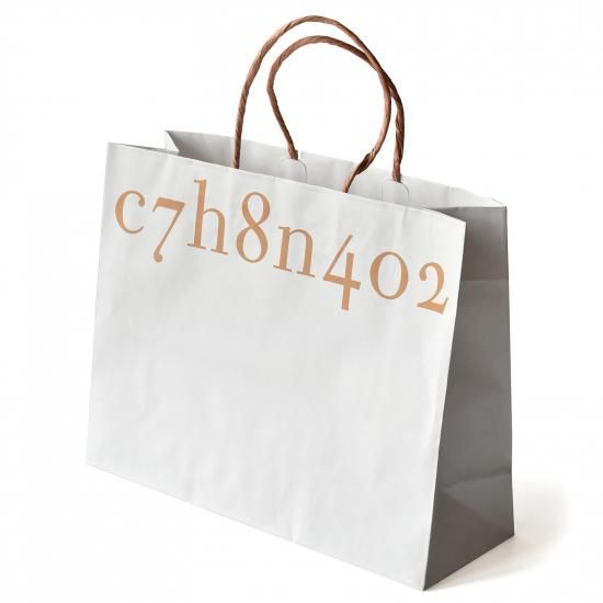 ロゴ入りショッパー(紙袋)M - c7h8n4o2