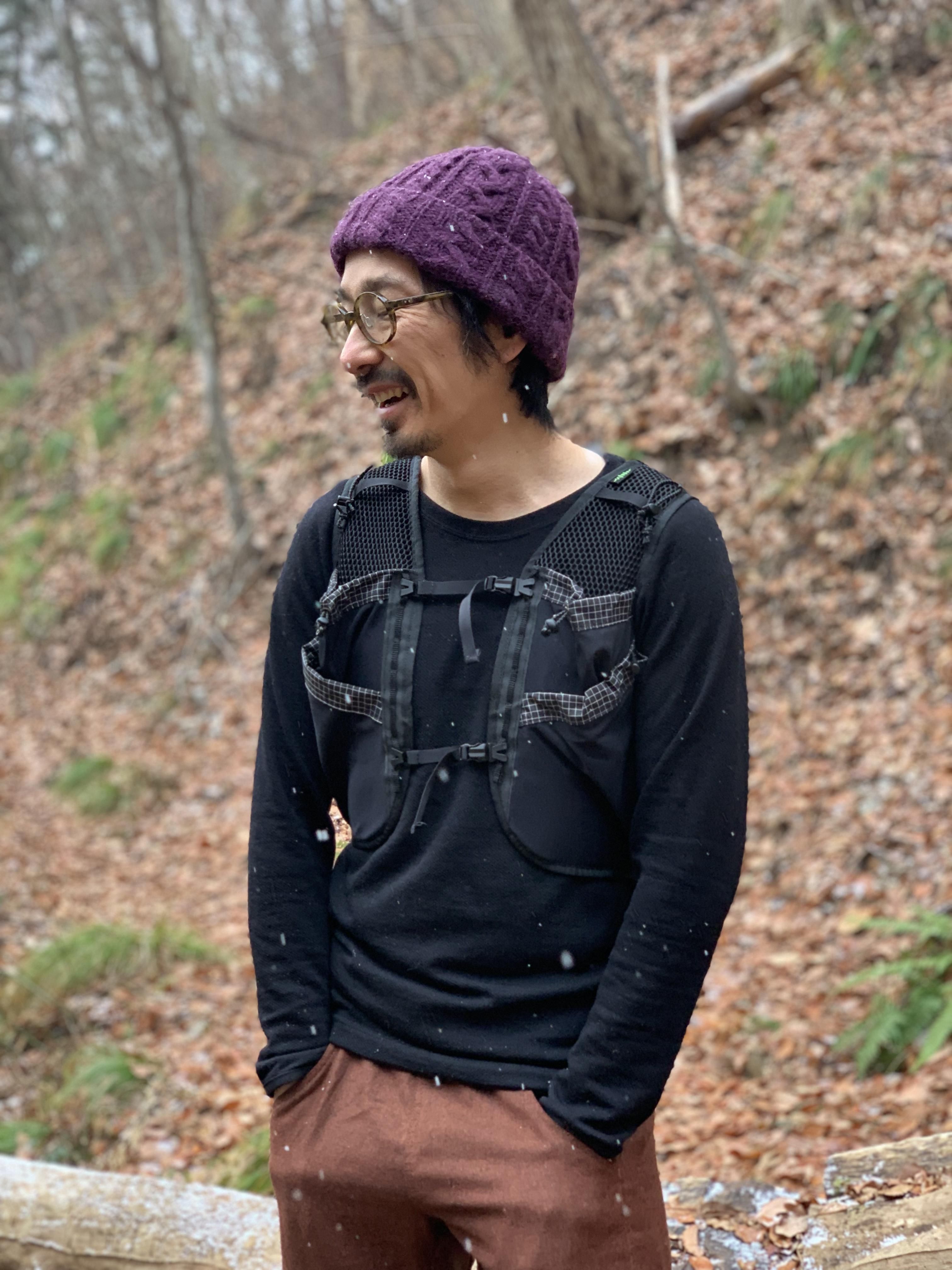 山と道｜DF Mesh Merino Long Sleeve（Unisex) - NATURAL ANCHORS