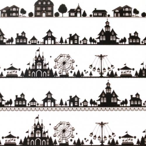 ◇オーダー用◇ダイカット シルエット 遊園地