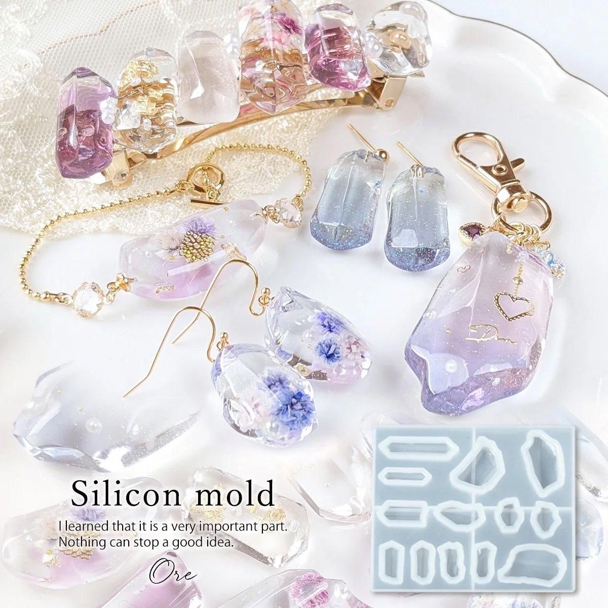 鉱石のシリコンモールド- 手作り雑貨屋 * 雑貨好きによる雑貨好きの