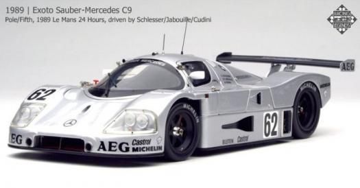EXOTO 1/18 Sauber Mercedes C9 #63 ルマン優勝
