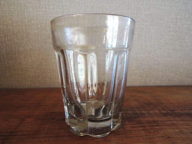 M様専用⭐︎ 梅型 剣先コップ グラス 大正昭和 ／気泡 ゆらゆら 和