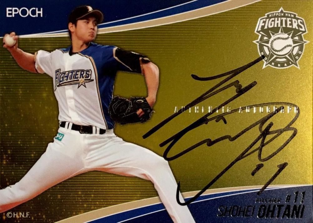 2016 EPOCH 北海道日本ハム シーズンアチーブメント 直筆サインカード