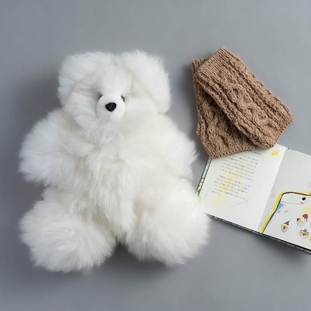 白熊ぬいぐるみ / アルパカ毛 - インテリア - オブジェ - 女性