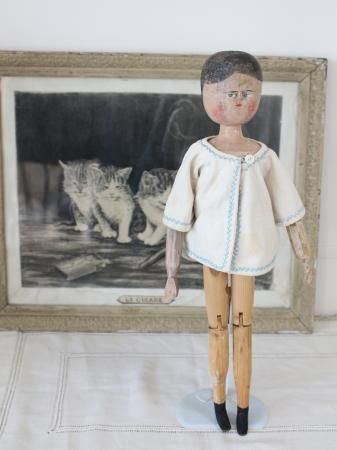 大きなウッデンペグドール - アンティークモール＆蚤の市情報サイト