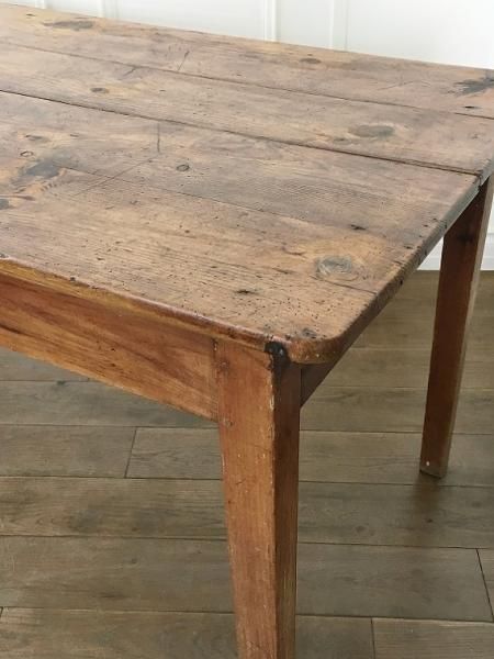 イギリス ファーマーズダイニングテーブル - アンティークモール