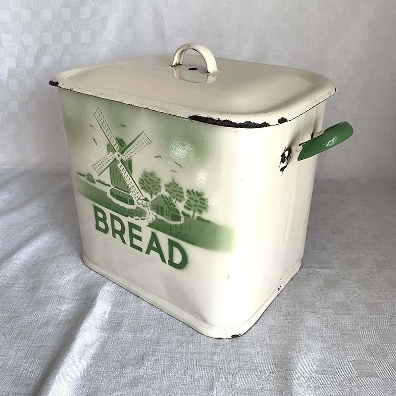 ドイツ製 アンティーク ホーロー ブレッドケース