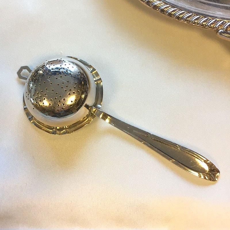 ドイツ】天使のティーストレナー【シルバープレート】15cm ドイツ