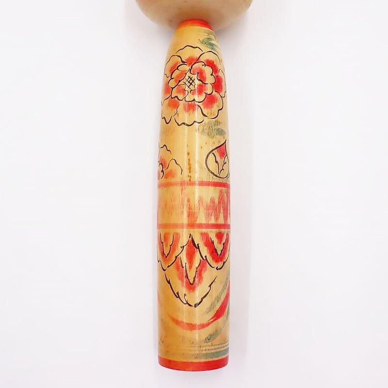 ヴィンテージ 中ノ沢系 伝統こけし 人形 福島 渡辺長一郎作