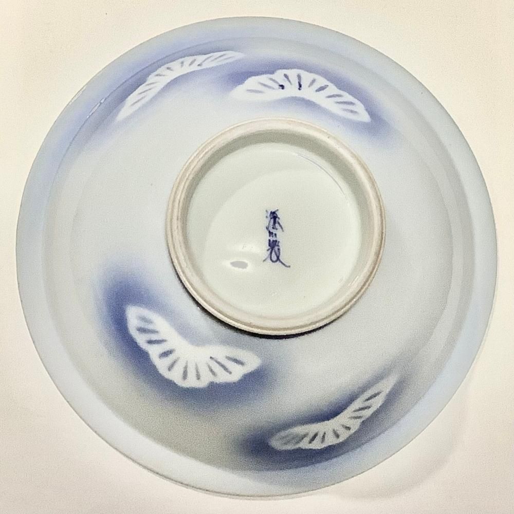 明治期 京都陶器會社作 白磁 細工彫り『花文』透かし彫 鉢 深鉢 飾り鉢