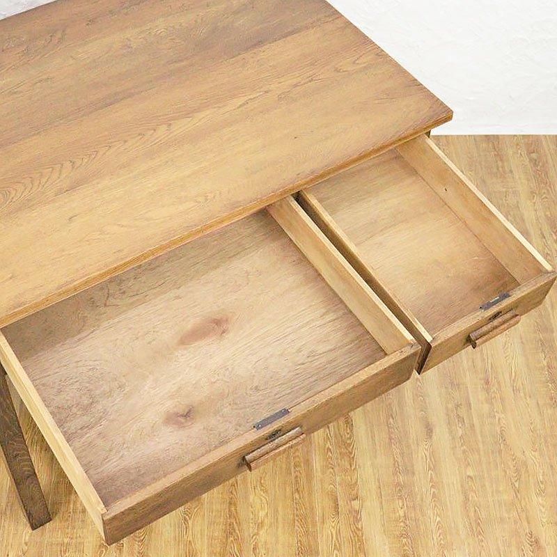 ヴィンテージ 昭和レトロ 木製 片袖机 勉強机 日本製