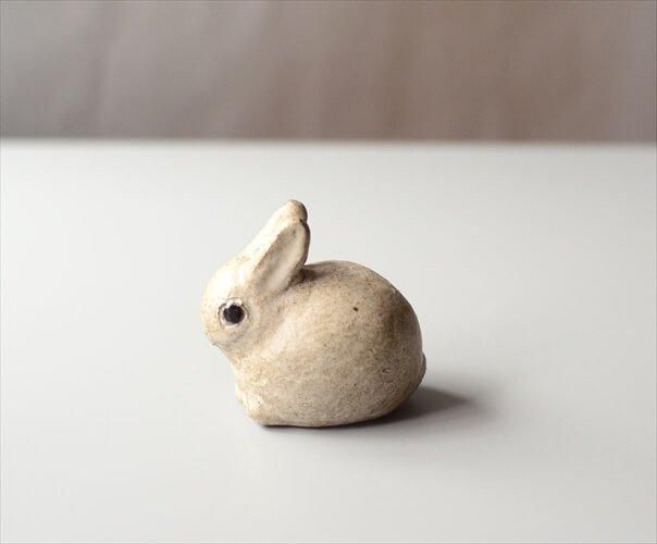 デンマーク 陶器のうさぎオブジェ ヴィンテージ